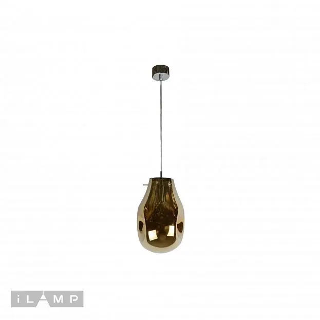 Подвесной светильник iLamp 8827/1P GD Pear Подвесной светильник iLamp 8827/1P GD Pear