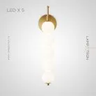 Бра BRODDE 5 ламп. Цвет Латунь Lampatron 7738-21733