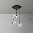 Готовая комбинация светильников FOCUS TRIO Цвет Прозрачный. Диск Lampatron 6051-16149