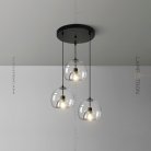 Готовая комбинация светильников FOCUS TRIO Цвет Прозрачный. Диск Lampatron 6051-16149