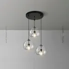 Готовая комбинация светильников FOCUS TRIO Цвет Прозрачный. Диск Lampatron 6051-16149