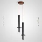 Готовая комбинация светильников HAGBART DUO Цвет Черный Lampatron 7093-19449