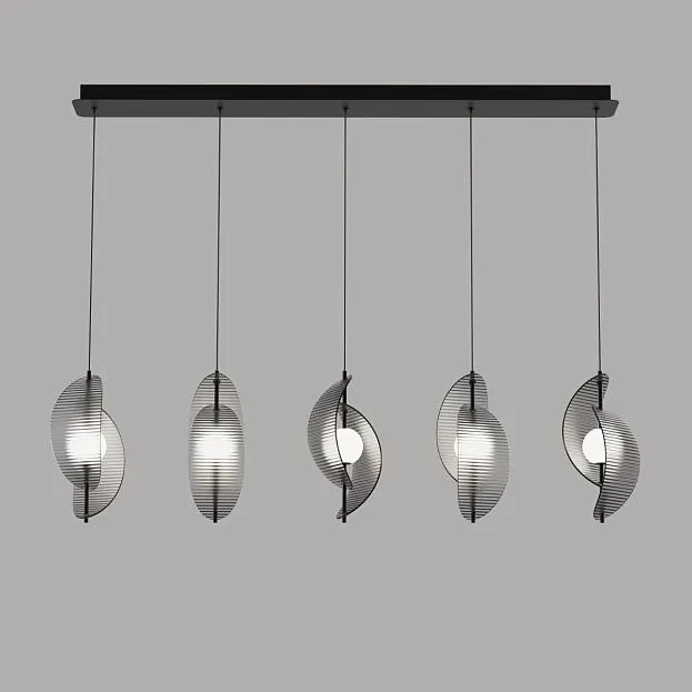 Подвесной светильник Delight Collection MD24030035-5B black/smoky MD24030035 Подвесной светильник Delight Collection MD24030035-5B black/smoky MD24030035