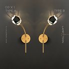 Бра CRISTEL C WALL 1 лампа. Цвет Латунь. Тип А Lampatron cristel-c-wall-1-brass-a 7484-20770