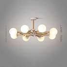 Люстра FINCH 8 плафонов. Lampatron 2200-3733