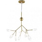 Подвесная люстра Natali Kovaltseva GRACE 75554/9С GOLD SATIN