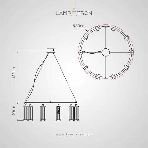 Кольцевые люстры и светильники HILDIS CH 10 плафонов Lampatron f-hildis-ch-10 5291-25557 Кольцевые люстры и светильники HILDIS CH 10 плафонов Lampatron f-hildis-ch-10 5291-25557