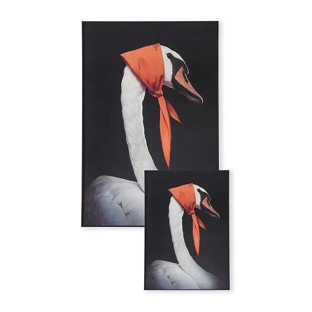 Декоративная картина Lumina Deco FP Hermes Swan 80-120