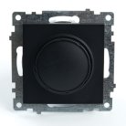 Выключатель диммирующий (механизм) STEKKER 39615 GLS10-7106-05, 250V, 500W Катрин, черный
