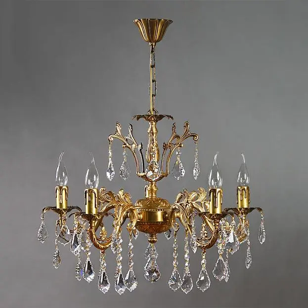 Подвесная люстра Ambiente Granada 2118/5 AB Leaf Crystal Подвесная люстра Ambiente Granada 2118/5 AB Leaf Crystal