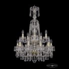 Люстра хрустальная Bohemia 1403/10+5/195/XL-84/2d G