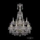 Люстра хрустальная Bohemia 1403/10+5/195/XL-84/2d G