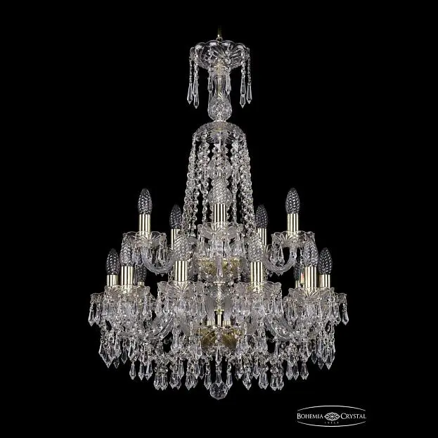 Люстра хрустальная Bohemia 1403/10+5/195/XL-84/2d G Люстра хрустальная Bohemia 1403/10+5/195/XL-84/2d G