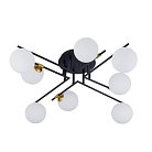 Потолочная люстра Arte Lamp A2243PL-8BK GEMINI
