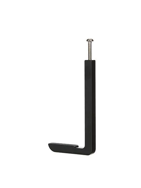 Кронштейн для пластиковых торцевых заглушек (85мм), черный Donel DCECB1AN DDSB