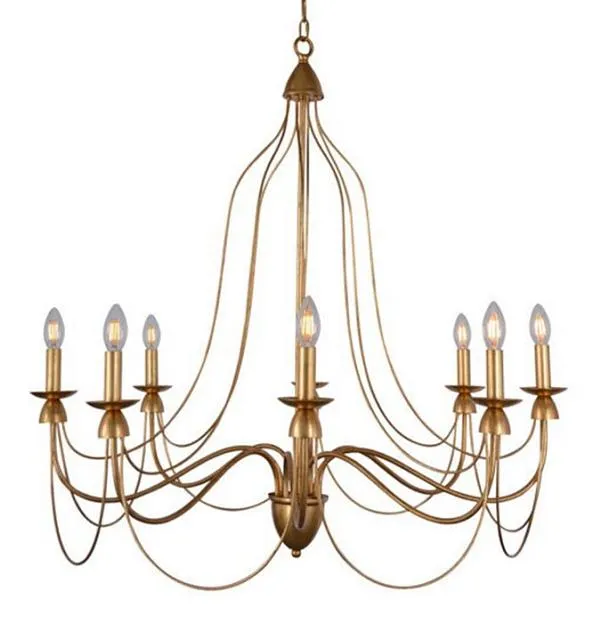 Подвесная люстра Wrought Iron Chandelier ImperiumLoft 123467-22 40.2123