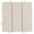 Выключатель 3-клавишный (механизм), 250В, 10А, серия Эмили, кашемир, soft touch Stekker 49896 RSW10-5108-08