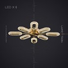 Потолочная люстра KEZIA D CH 8 ламп Lampatron 6389-17185