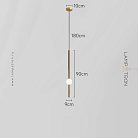 Подвесной светильник WAND VRT Модель A. Цвет латунь. Размер L Lampatron 8625-24077