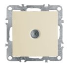 Розетка телевизионная 1-местная (механизм) STEKKER 39326 PST00-9108-02 Эрна, слоновая кость