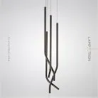 Готовая комбинация светильников AIA COMBO 4 подвеса. Цвет Черный Lampatron 4796-23551