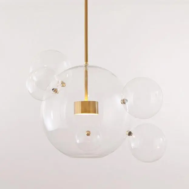 Подвесной светильник BUBBLE B 6 шаров (1 основной шар + 5 декоративных). Lampatron 781-373 Подвесной светильник BUBBLE B 6 шаров (1 основной шар + 5 декоративных). Lampatron 781-373