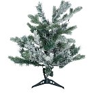 Световая фигура Uniel ULD-T5460-030/SNA/3AA WARM WHITE IP20 XMAS TREE SNOW