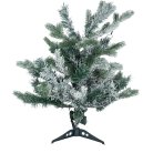 Световая фигура Uniel ULD-T5460-030/SNA/3AA WARM WHITE IP20 XMAS TREE SNOW