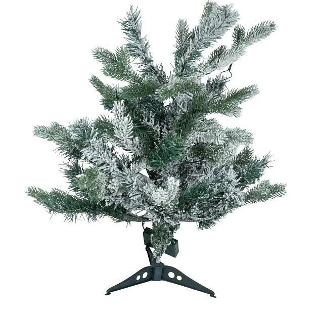 Световая фигура Uniel ULD-T5460-030/SNA/3AA WARM WHITE IP20 XMAS TREE SNOW