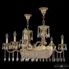 Люстра бронзовая Bohemia Ivele Crystal  72152/6/250/600 G