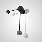 Бра DOTS Размер L. Цвет черный. Lampatron 855-1595