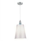 Подвес Хром, Голубой/Белый E27 1*40W ST-Luce SL1759.103.01 LINGOTTI