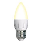 Лампочка светодиодная Uniel LED-C37 7W/3000K/E27/FR/DIM PLP01WH картон