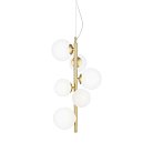 Подвесной светильник Ideal Lux 283821 PERLAGE SP6 OTTONE SATINATO