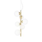 Подвесной светильник Ideal Lux 283821 PERLAGE SP6 OTTONE SATINATO
