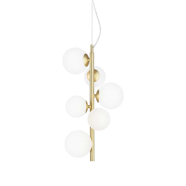 Подвесной светильник Ideal Lux 283821 PERLAGE SP6 OTTONE SATINATO