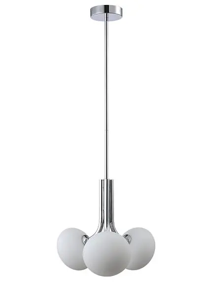 Подвесной светильник Crystal Lux ALICIA SP3 CHROME/WHITE Подвесной светильник Crystal Lux ALICIA SP3 CHROME/WHITE