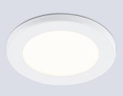 Встраиваемый светильник Ambrella light TN6630 WH белый IP44 GX53 D100*60