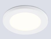 Встраиваемый светильник Ambrella light TN6630 WH белый IP44 GX53 D100*60