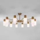 Потолочная люстра Eurosvet 70160/12 латунь Vegga a057111
