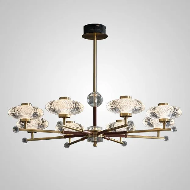 Люстра на штанге NICOL L8 Red ImperiumLoft 193373-23   nicol01