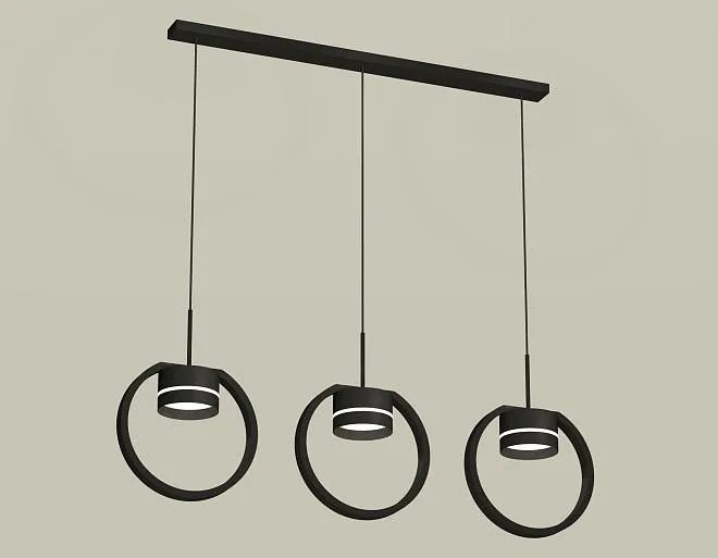 Подвесной светильник Ambrella light XB9107152/3 SBK/FR