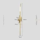 Бра TINUS BEND Размер L. Цвет латунь Lampatron f-tinus-bend-l-brass 8975-25407