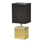 Интерьерная настольная лампа Uniel UML-B306 E14 GOLD/BLACK