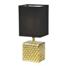 Интерьерная настольная лампа Uniel UML-B306 E14 GOLD/BLACK