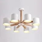 Люстра MALMO 8 плафонов. Цвет белый. Lampatron 534-2102