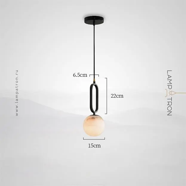 Подвесной светильник VITAL MARBLE Размер M Lampatron 8991-25481 Подвесной светильник VITAL MARBLE Размер M Lampatron 8991-25481