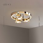 Потолочная люстра SELLIF GOLD 3 лампы Lampatron sellif-gold-3 7045-19349