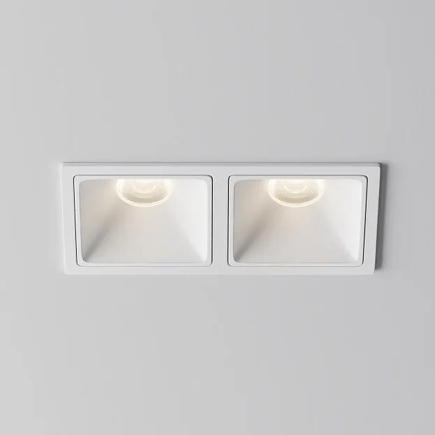 Встраиваемый светильник Maytoni DL043-02-10W4K-SQ-W-1 Alfa LED
