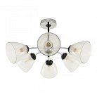 Люстра с плафонами Arte Milano 329007/3+3 CR.BK Napoli